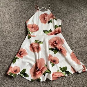 Floral Halter Dress
